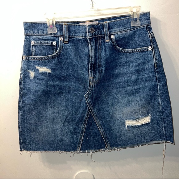 EVERLANE The Reconstructed Denim Skirt.Size 29 - Picture 2 of 4